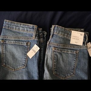 NWT GAP Kids Girls Straight Fit Jeans Size 14